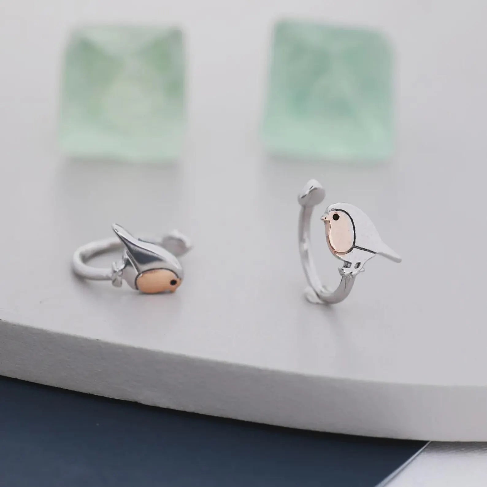 925 Sterling Silver Ear Cuff Chained Ear Cuff | Dangling Cuff