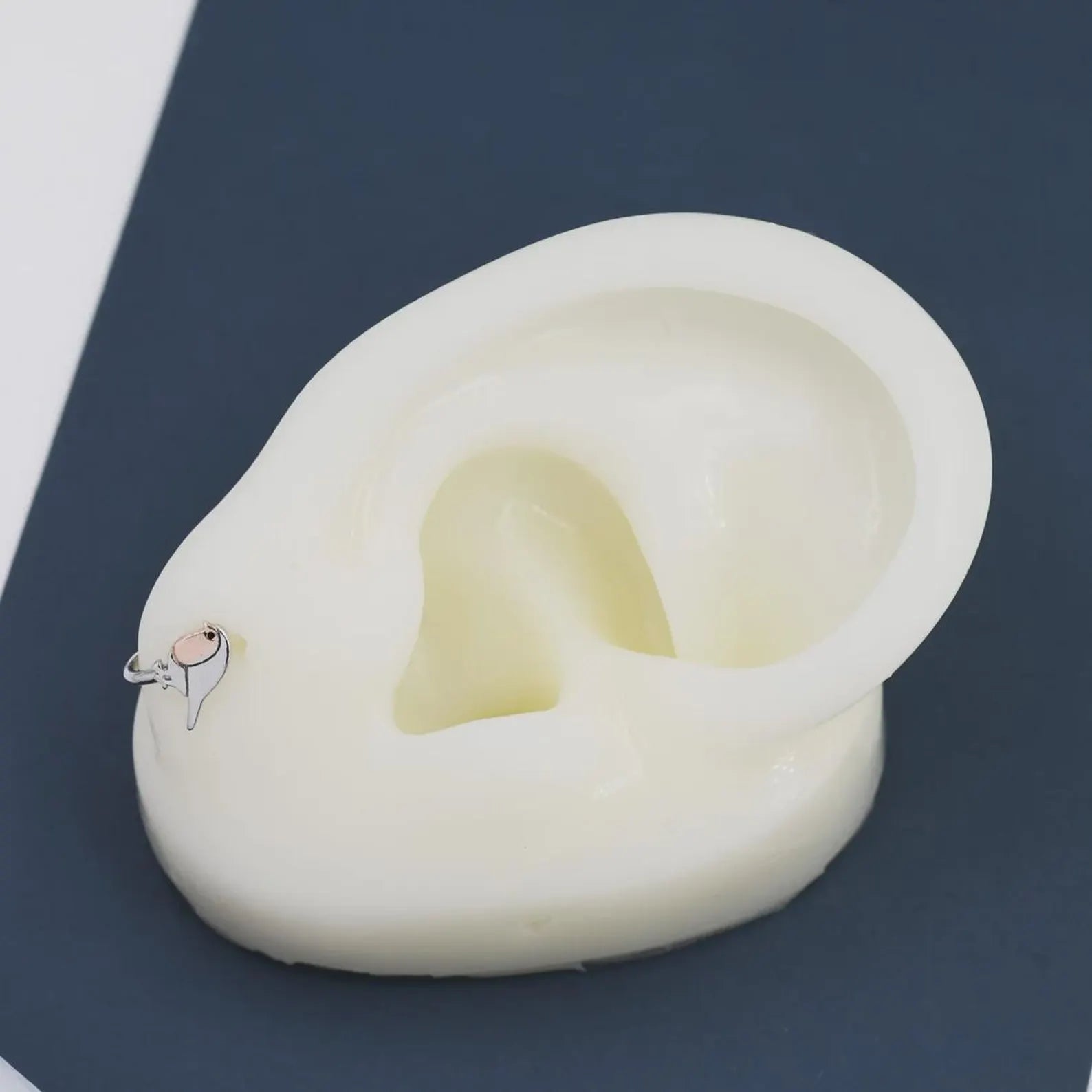 925 Sterling Silver Ear Cuff Chained Ear Cuff | Dangling Cuff