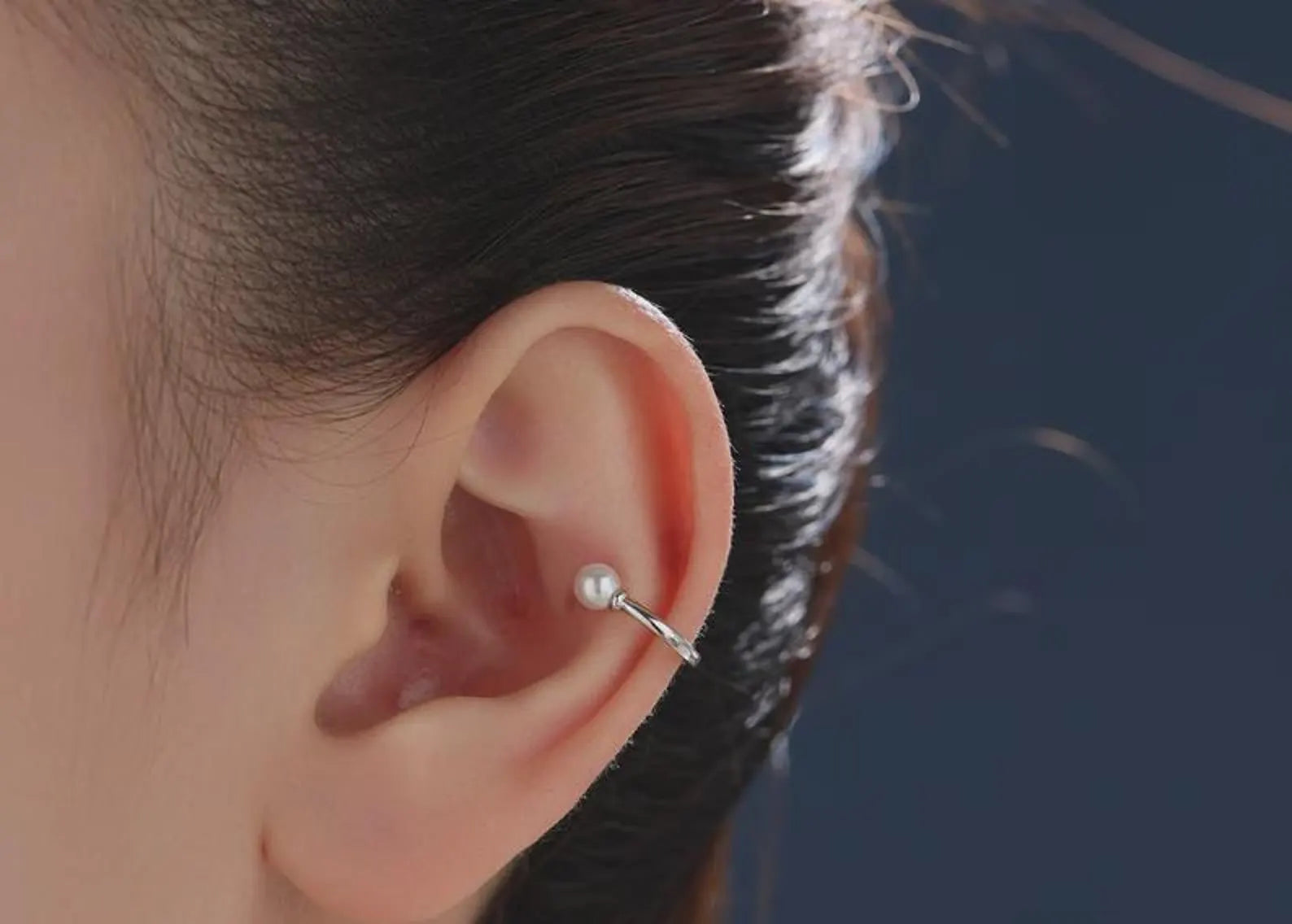 925 Sterling Silver Ear Cuff Tiny Earrings | Statement Non-Pierced Jewelry