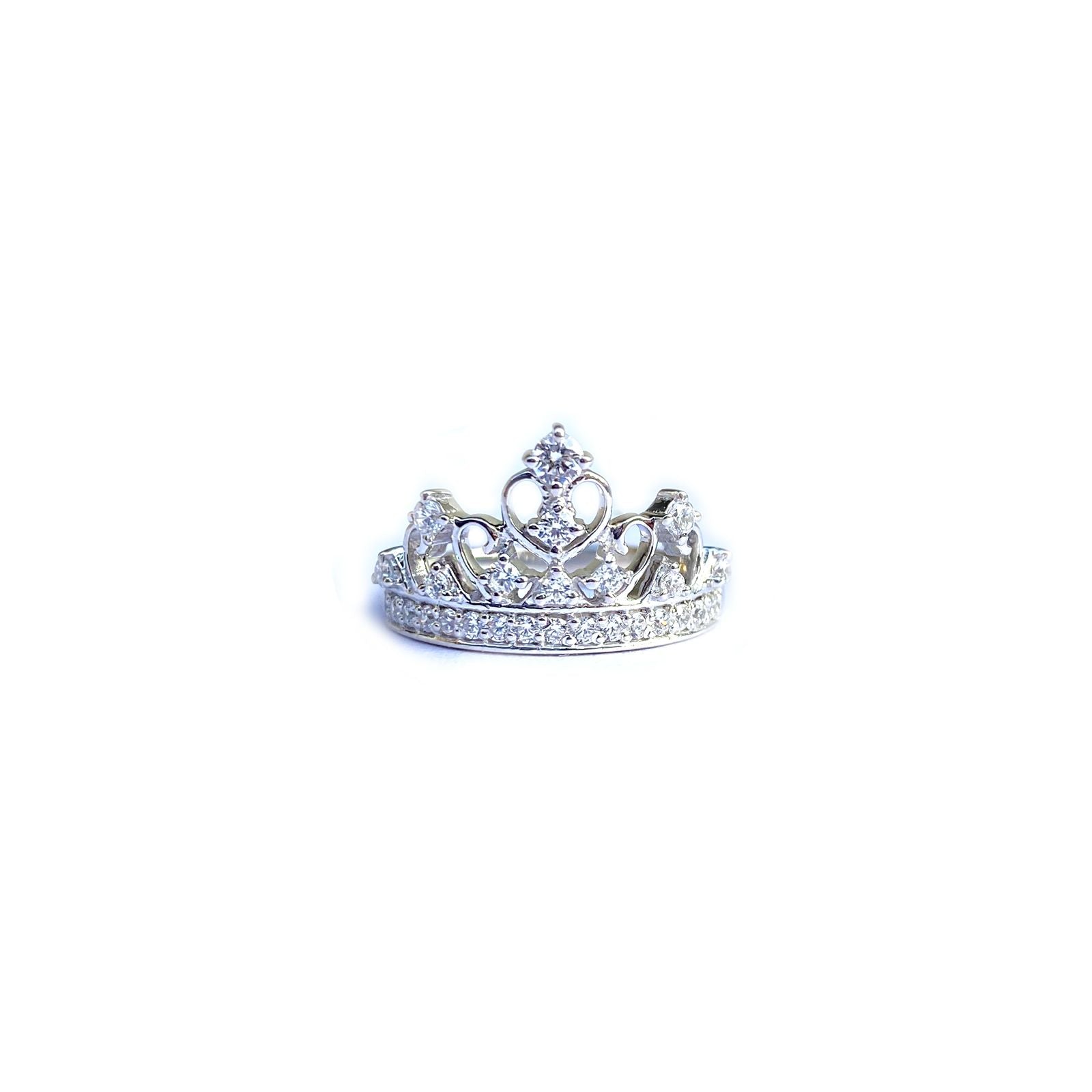 Regal Crown 925 Sterling Silver Ring – Elegant Royalty-Inspired Jewelry