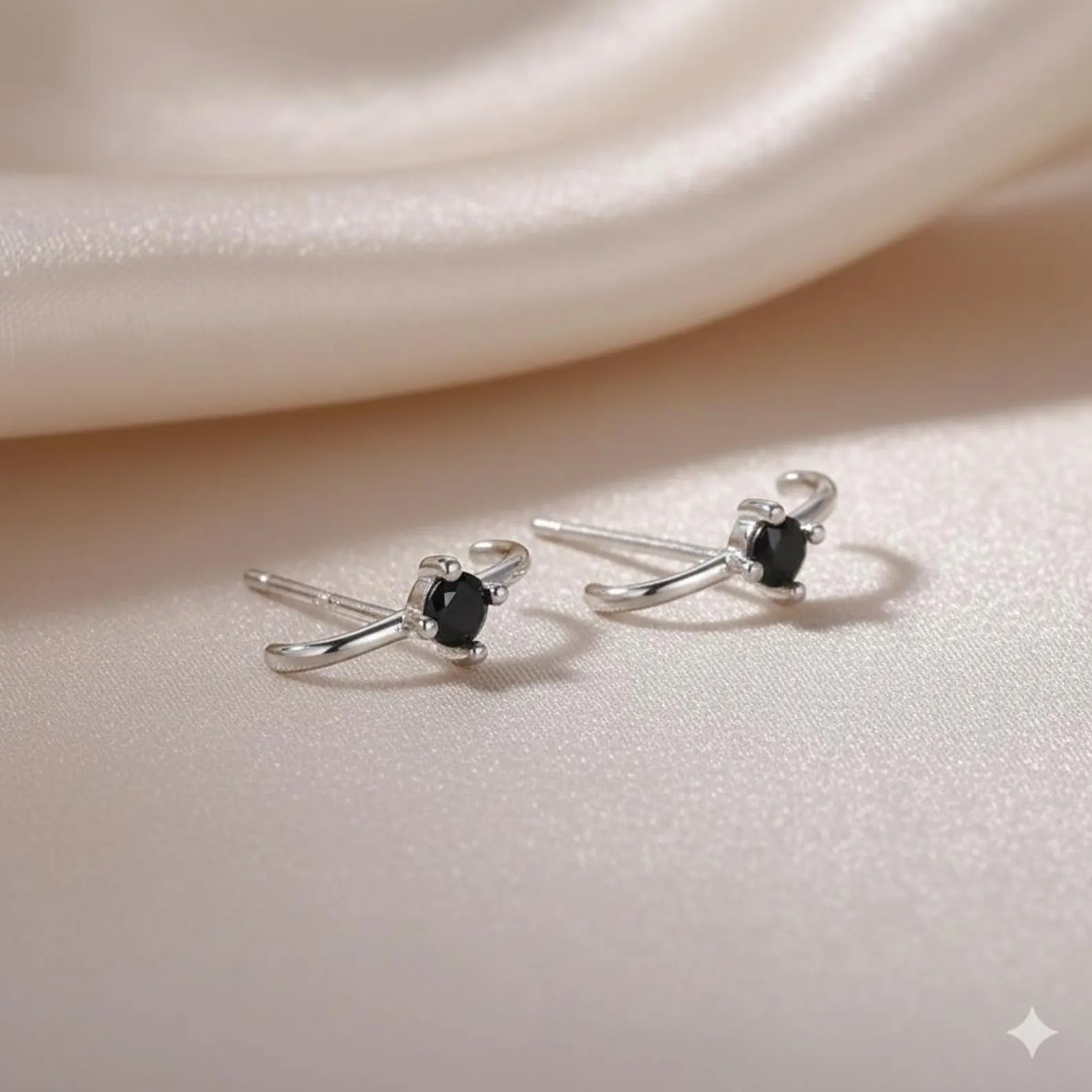 925 Sterling Silver Ear Cuff Adjustable Wrap | Tiny Earrings | Trendy Ear Cuff