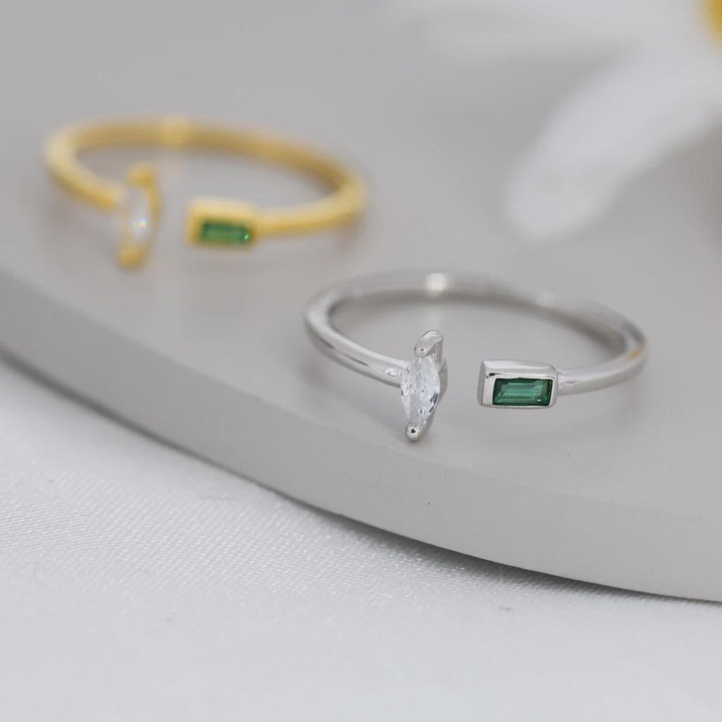 Vintage 925 Sterling Silver Freshwater Pearl and CZ Ring