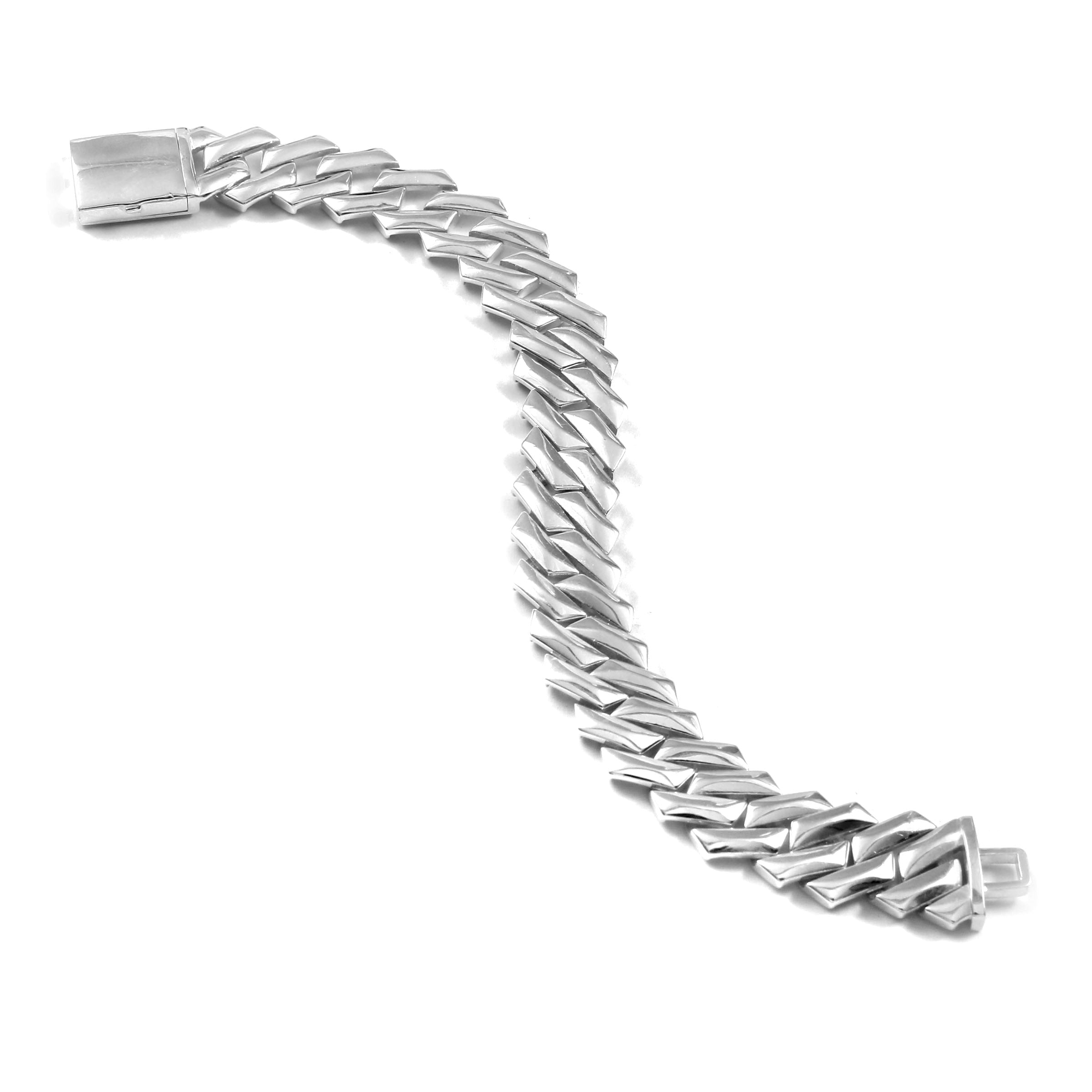 925 Sterling Silver Bracelet for Men Muscular Bracelet for Men
