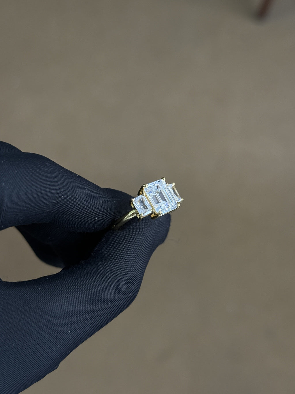 Statement 925 Silver Prong-Set Moissanite Ring – Octagon-Cut Gemstone, 5 Gram