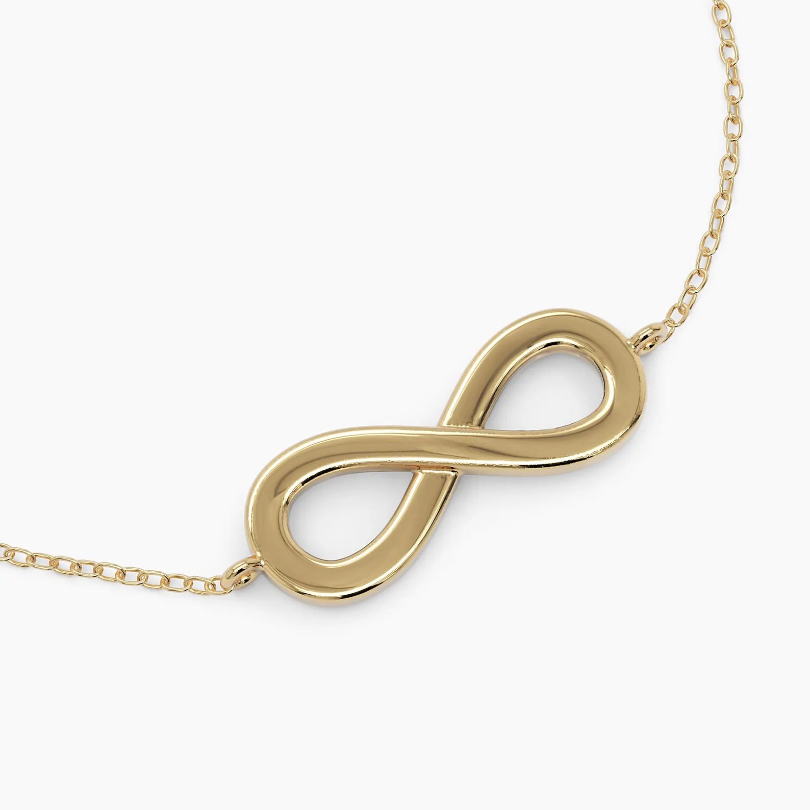 Solid Gold Infinity Bracelet: Minimalist Everyday Jewelry
