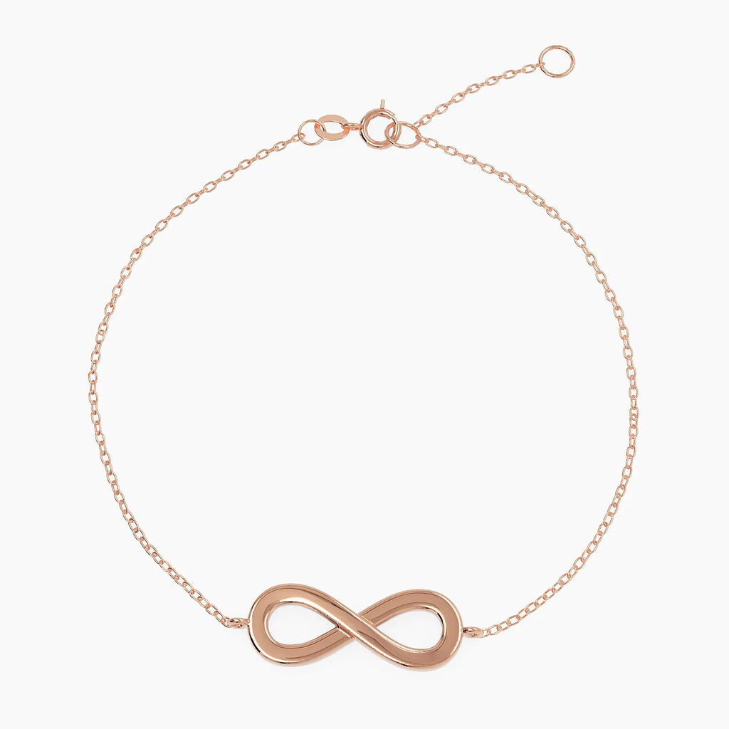 Solid Gold Infinity Bracelet: Minimalist Everyday Jewelry