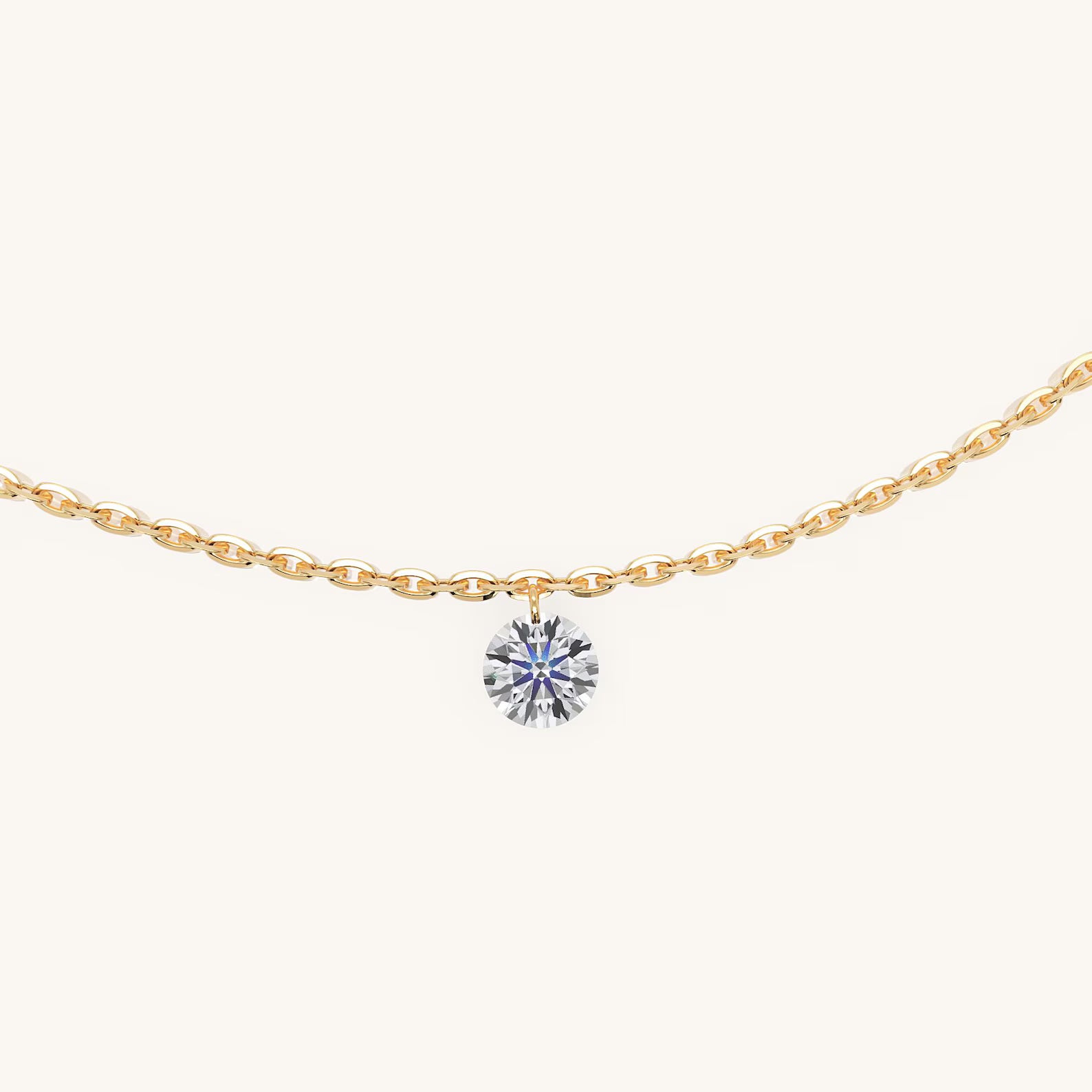 Solid Gold Diamond Bracelet: Dainty Bezel-Set Minimalist Design Jewelry